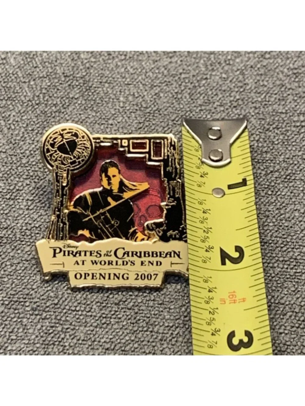 Pirates of the Caribbean At World's End Opening 2001 Countdown #2 Disney Pin KG